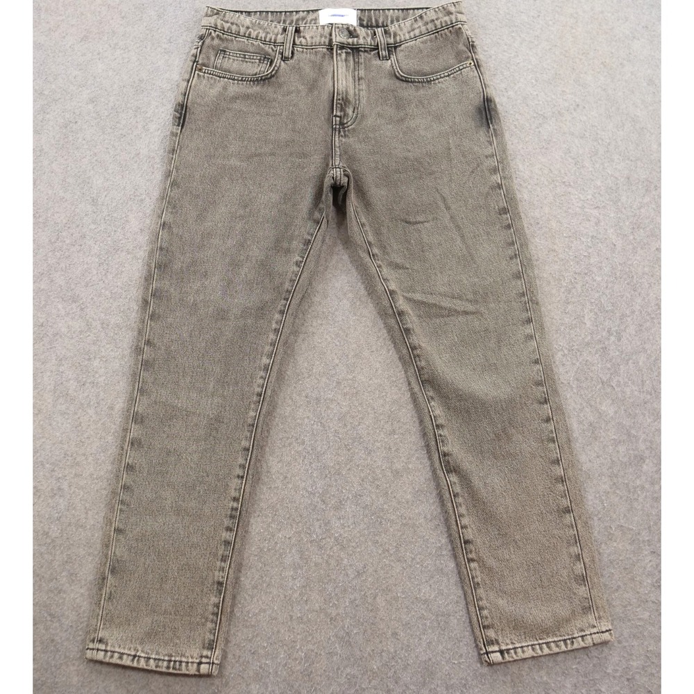 Current Elliot Jeans Womens 27 Gray Straight Mid Rise Zip Fly Denim Light Wash